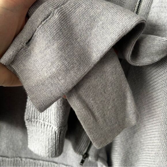 Lululemon Wrap It Up Sweater in light grey - Picture 5 of 11